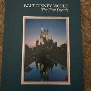 Vintage 1982 Hardcover Book Walt Disney World The First Decade Book